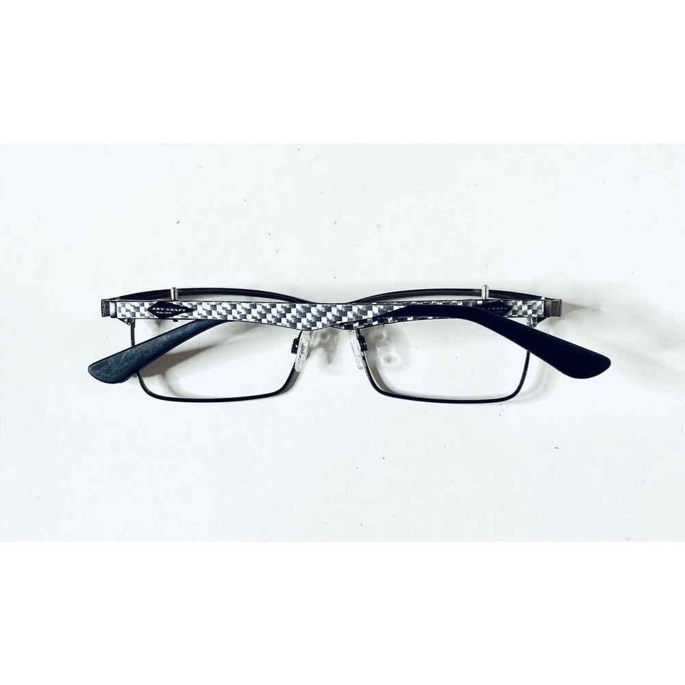 Artcraft Silver Rectangular Glasses - image 7